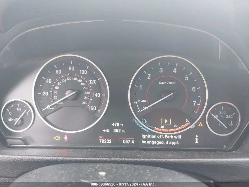 2017 BMW 330I Xi VIN: WBA8D9G54HNT90979 Lot: 39866526