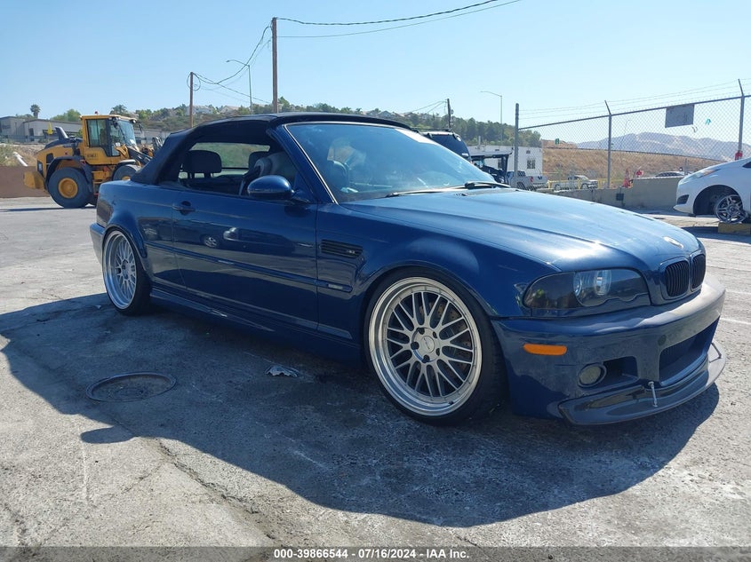 2002 BMW M3 VIN: WBSBR93422EX23445 Lot: 39866544