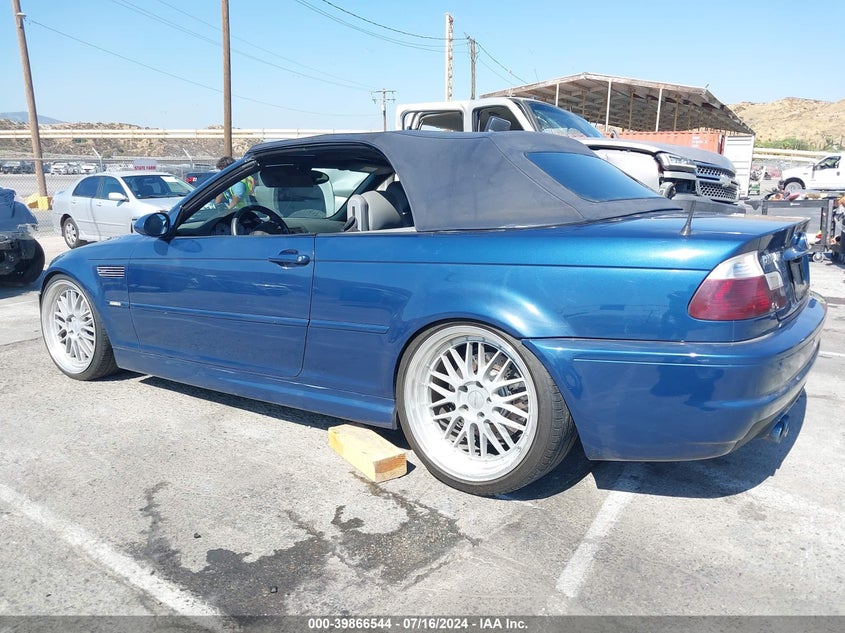 2002 BMW M3 VIN: WBSBR93422EX23445 Lot: 39866544