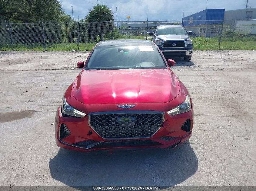 2019 Genesis G70 3.3T Advanced VIN: KMTG74LE1K4014558 Lot: 39866553