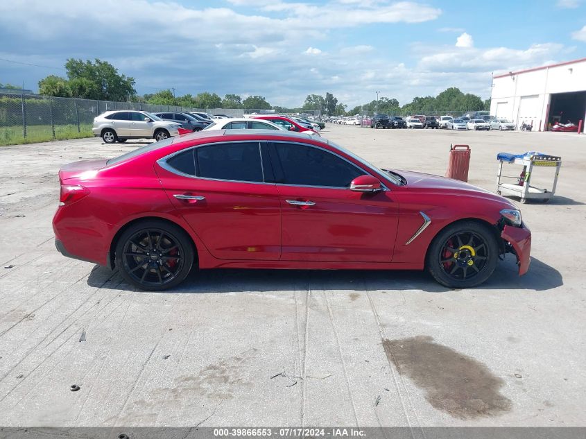 2019 Genesis G70 3.3T Advanced VIN: KMTG74LE1K4014558 Lot: 39866553