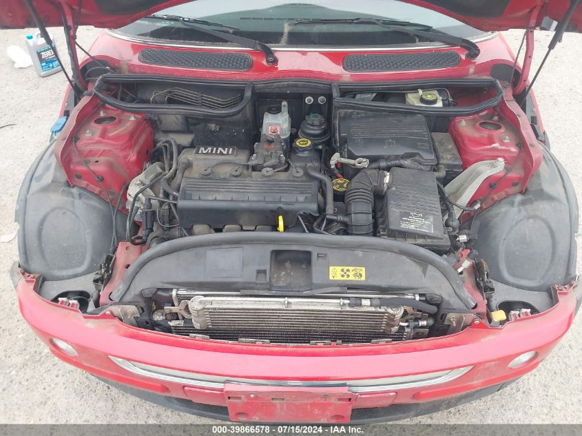 2004 Mini Cooper VIN: WMWRC33454TJ59208 Lot: 39866578