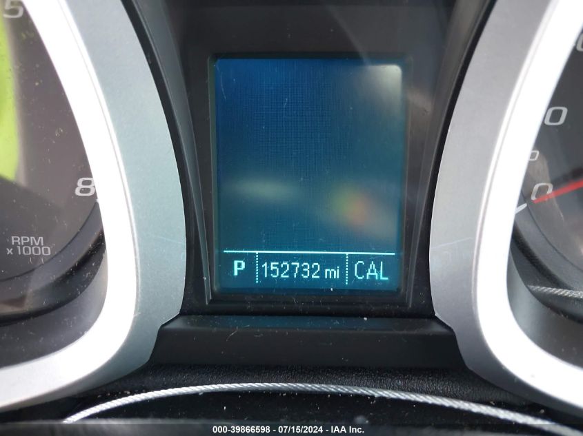 2013 Chevrolet Equinox 1Lt VIN: 2GNFLEEK8D6274804 Lot: 39866598