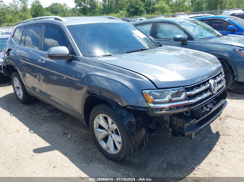 2019 Volkswagen Atlas 3.6L V6 S VIN: 1V2GR2CA0KC541196 Lot: 39866618