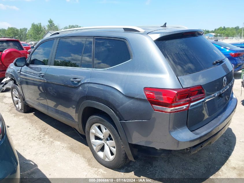 2019 Volkswagen Atlas 3.6L V6 S VIN: 1V2GR2CA0KC541196 Lot: 39866618