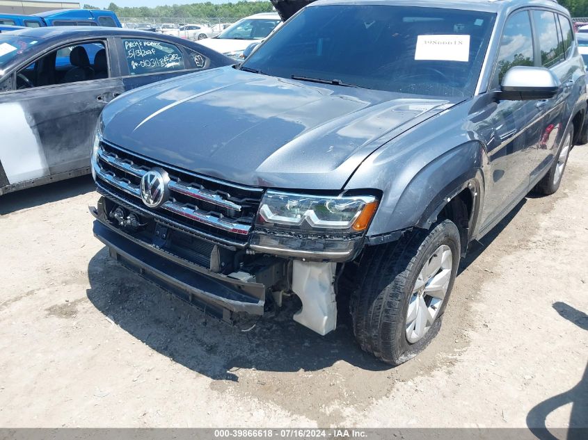 2019 Volkswagen Atlas 3.6L V6 S VIN: 1V2GR2CA0KC541196 Lot: 39866618