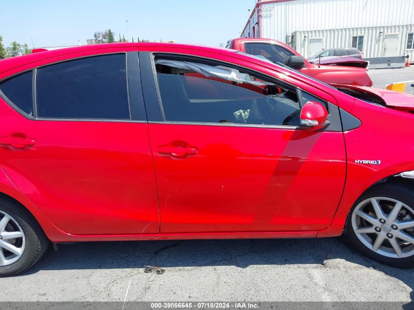 2015 Toyota Prius C VIN: JTDKDTB34F1091699 Lot: 39866645