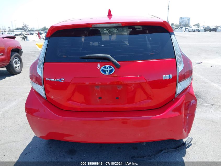 2015 Toyota Prius C VIN: JTDKDTB34F1091699 Lot: 39866645