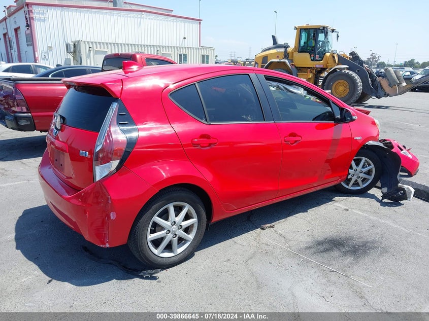 2015 Toyota Prius C VIN: JTDKDTB34F1091699 Lot: 39866645