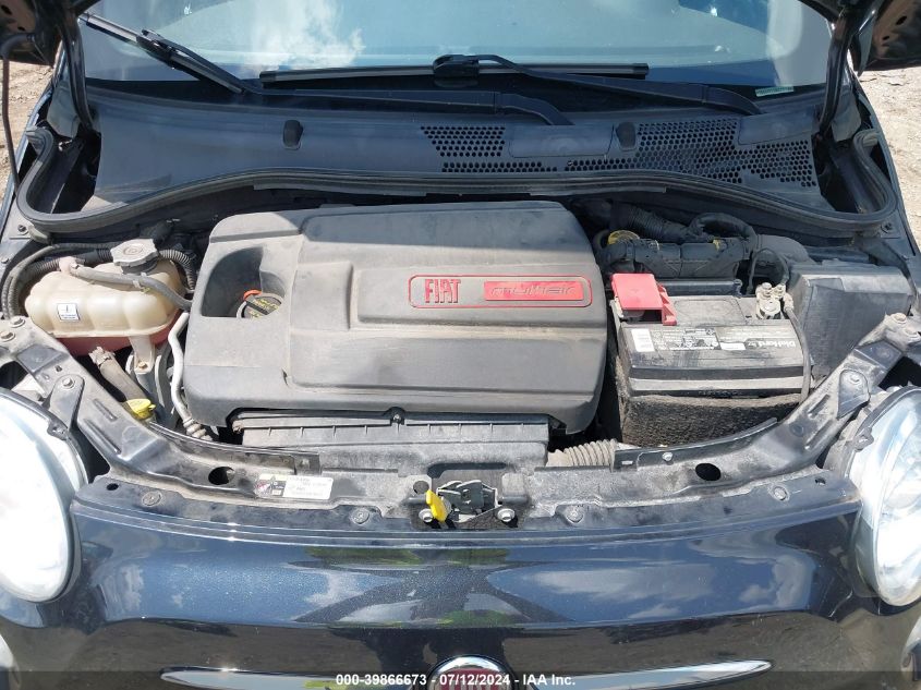 2013 Fiat 500 Sport VIN: 3C3CFFBR3DT674327 Lot: 39866673