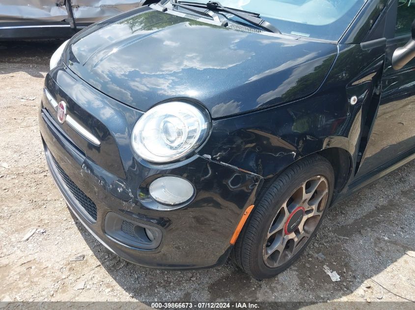 2013 Fiat 500 Sport VIN: 3C3CFFBR3DT674327 Lot: 39866673
