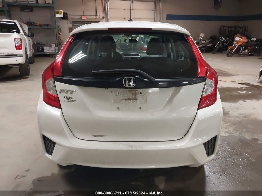 2015 Honda Fit Lx VIN: 3HGGK5H5XFM726607 Lot: 39866711