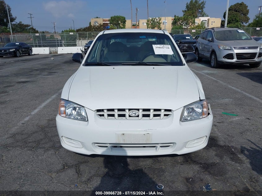 2002 Hyundai Accent Gl VIN: KMHCG45C02U332028 Lot: 39866728