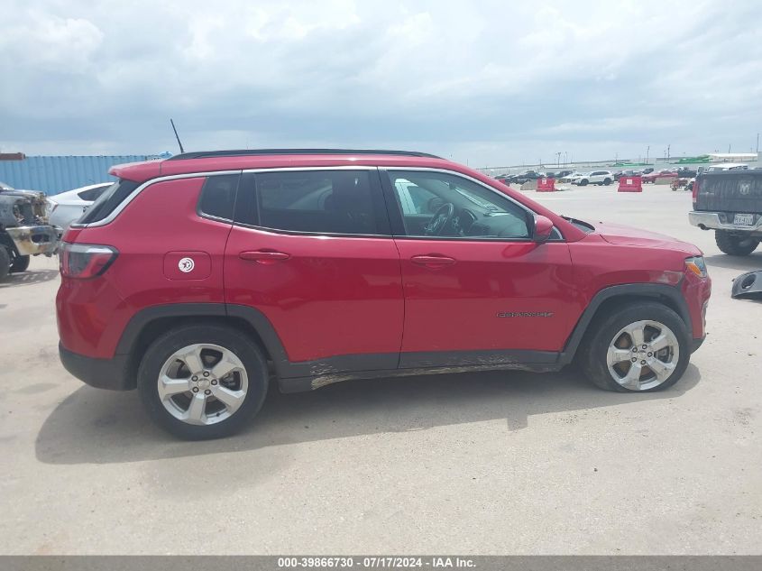 2019 Jeep Compass Latitude Fwd VIN: 3C4NJCBB2KT699673 Lot: 39866730