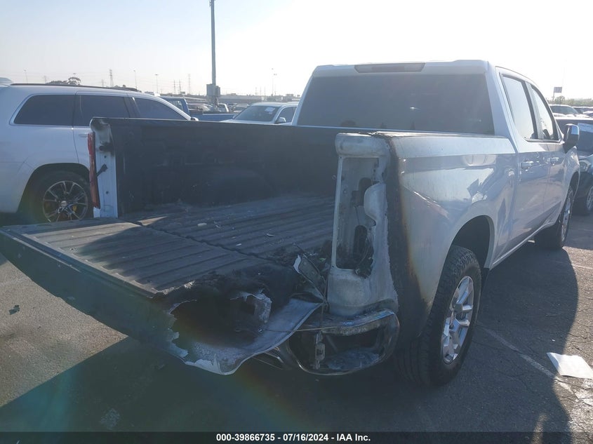 VIN 3GCUDDET9NG691001 2022 CHEVROLET SILVERADO 1500 4WD  STANDARD BED LT
