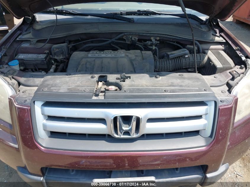 2007 Honda Pilot Lx VIN: 5FNYF18157B010670 Lot: 39866738