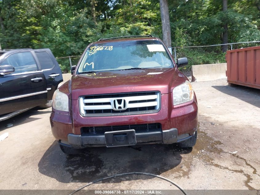 2007 Honda Pilot Lx VIN: 5FNYF18157B010670 Lot: 39866738