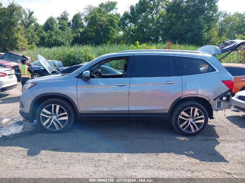 2017 Honda Pilot Elite VIN: 5FNYF6H09HB048795 Lot: 39866756