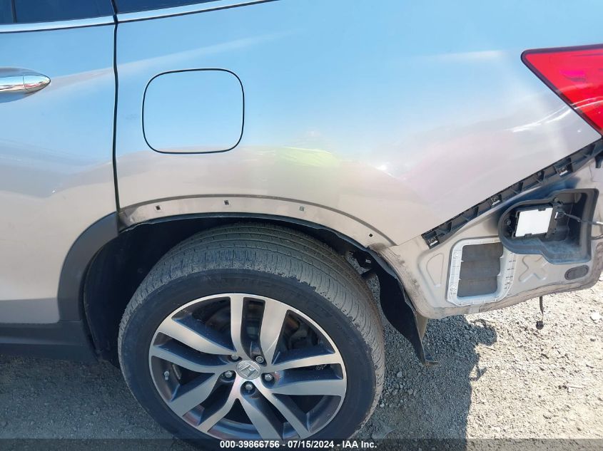 2017 Honda Pilot Elite VIN: 5FNYF6H09HB048795 Lot: 39866756