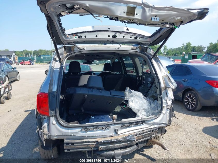 2017 Honda Pilot Elite VIN: 5FNYF6H09HB048795 Lot: 39866756