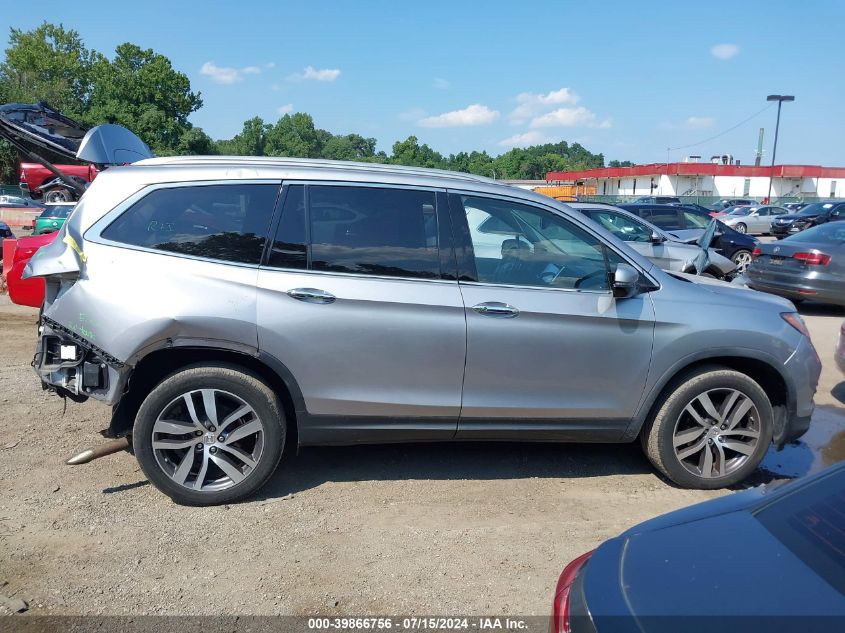 2017 Honda Pilot Elite VIN: 5FNYF6H09HB048795 Lot: 39866756