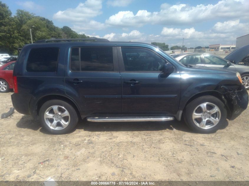 2012 Honda Pilot Ex-L VIN: 5FNYF3H61CB023241 Lot: 39866778