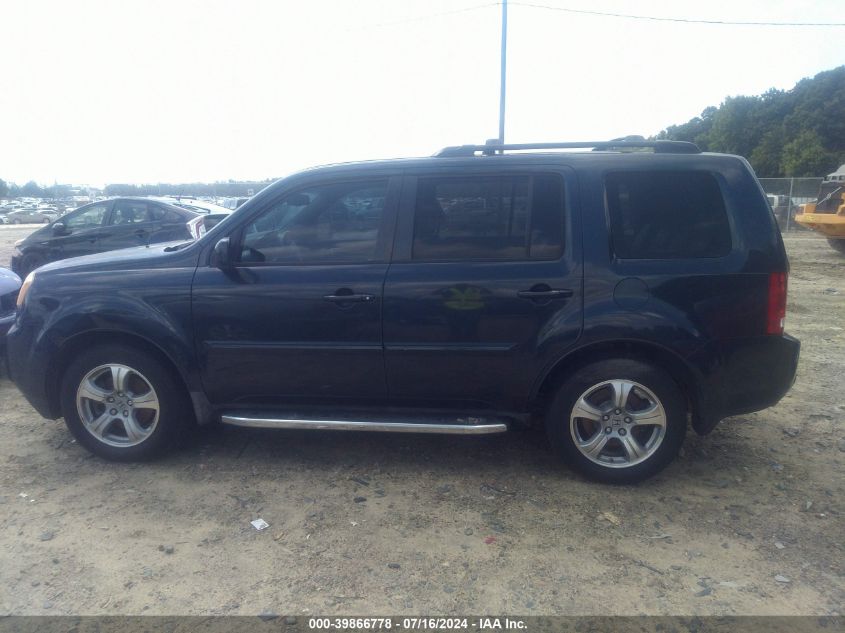 2012 Honda Pilot Ex-L VIN: 5FNYF3H61CB023241 Lot: 39866778