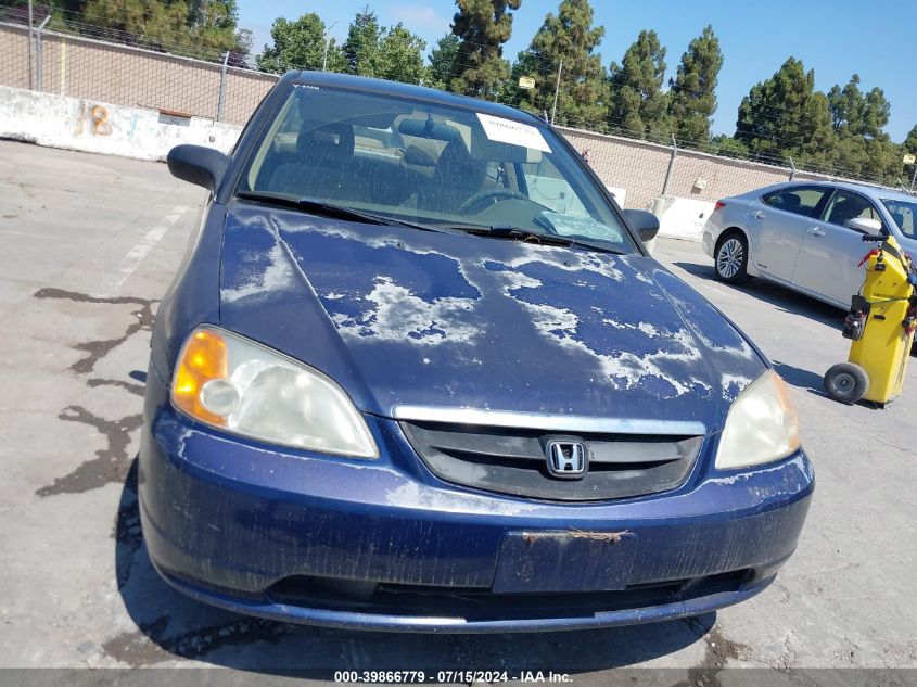 2003 Honda Civic Lx VIN: 1HGEM22543L027639 Lot: 39866779