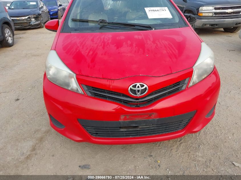 2014 Toyota Yaris L (Tmc/Cbu Plant) VIN: JTDKTUD36ED579748 Lot: 39866793