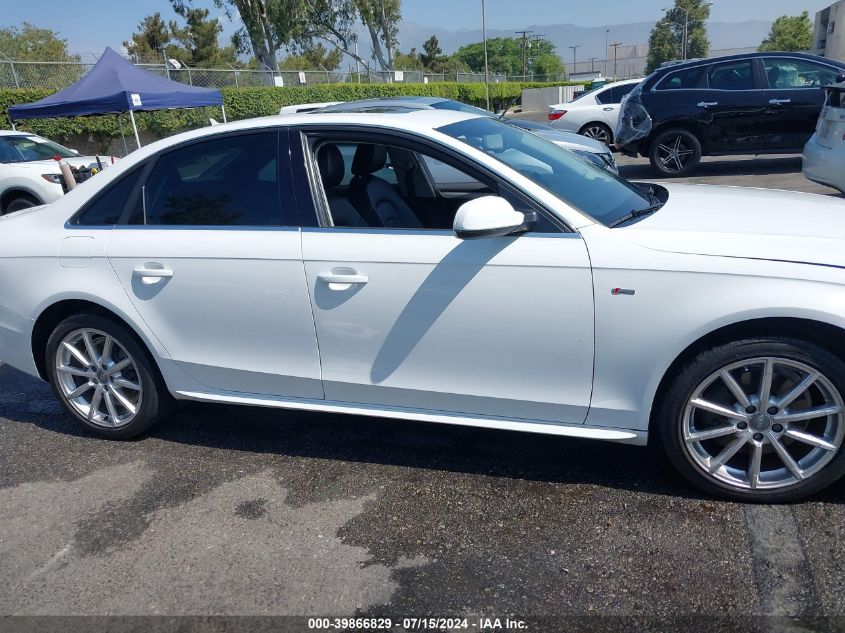 2014 Audi A4 2.0T Premium VIN: WAUFFAFL8EA082915 Lot: 39866829