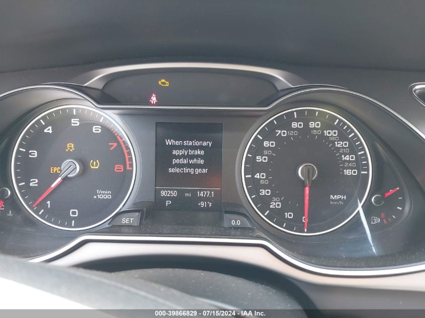 2014 Audi A4 2.0T Premium VIN: WAUFFAFL8EA082915 Lot: 39866829