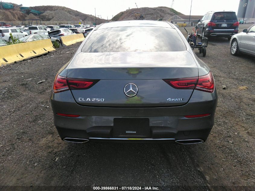 2022 Mercedes-Benz Cla 250 Coupe 4Matic VIN: W1K5J4HB8NN315127 Lot: 39866831