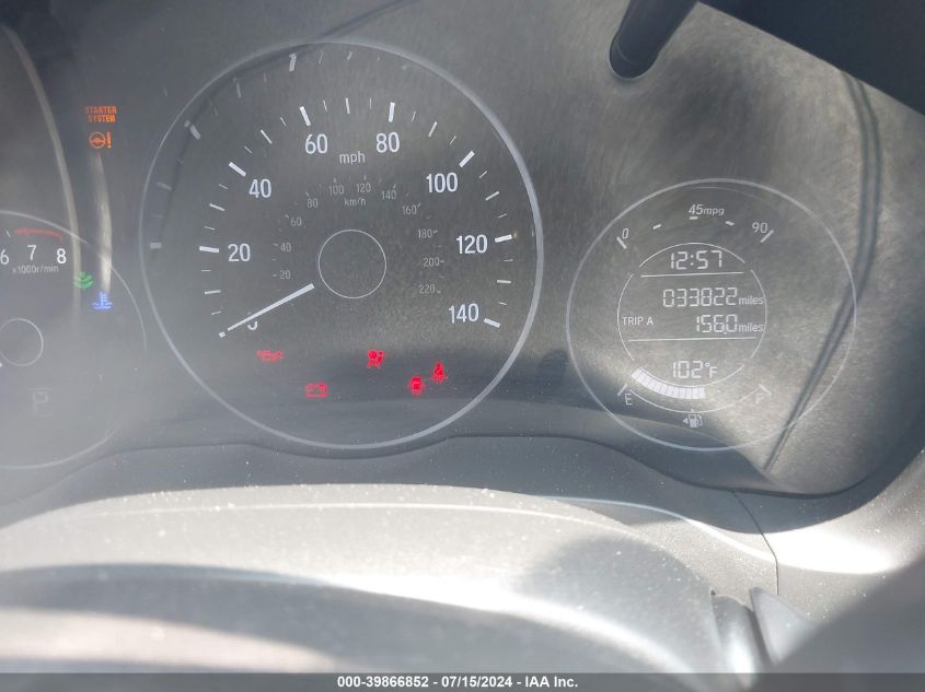 2017 HONDA HR-V EX-L - 3CZRU5H72HM711552