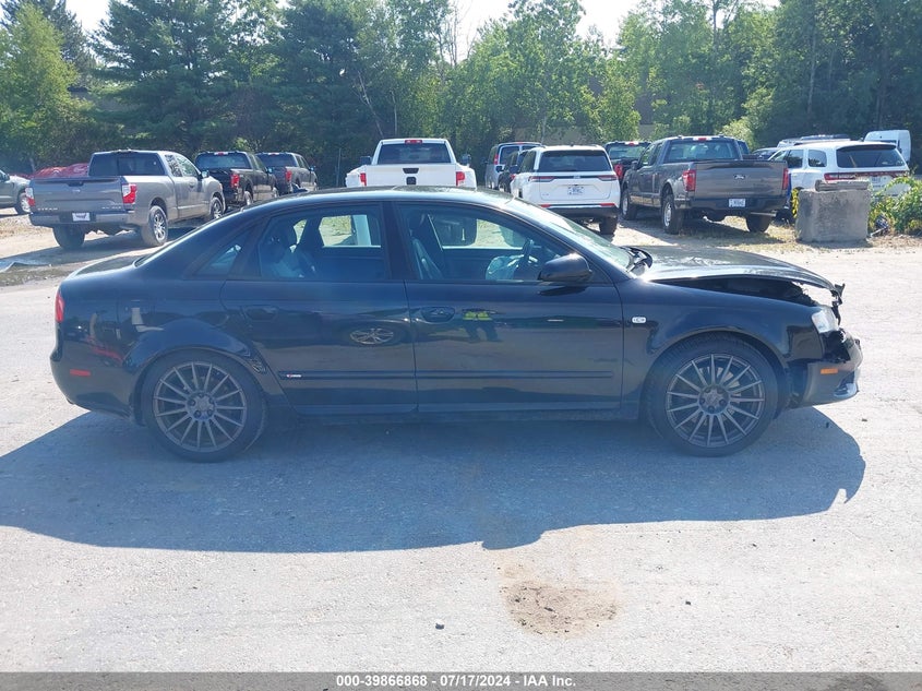 2007 Audi A4 2.0T VIN: WAUEF78E17A179664 Lot: 39866868