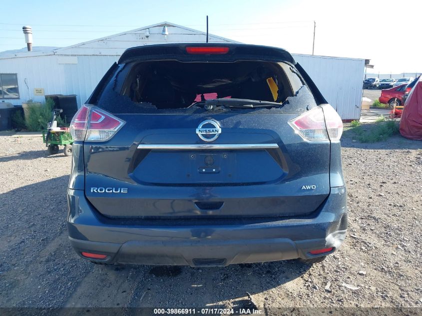 2015 Nissan Rogue S VIN: 5N1AT2MK8FC864896 Lot: 39866911