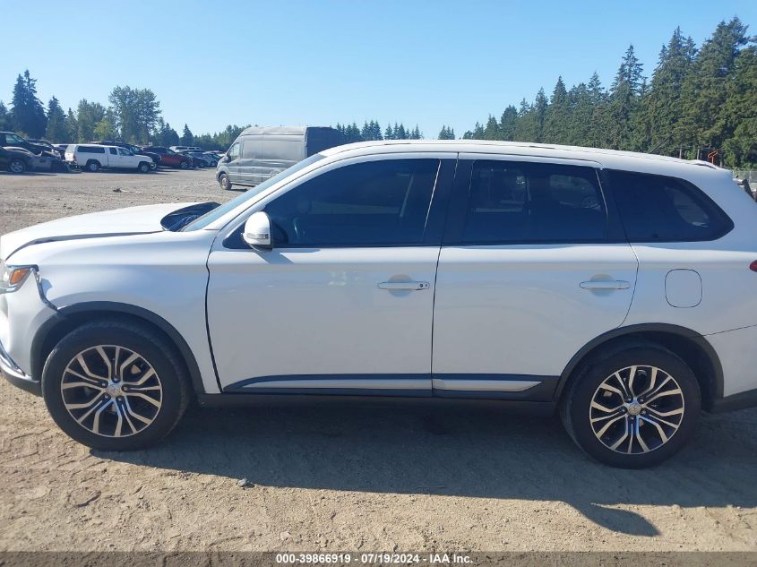 2016 Mitsubishi Outlander Se/Sel VIN: JA4AZ3A36GZ014215 Lot: 39866919