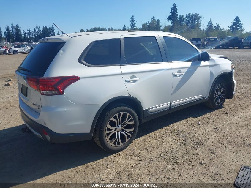 2016 Mitsubishi Outlander Se/Sel VIN: JA4AZ3A36GZ014215 Lot: 39866919