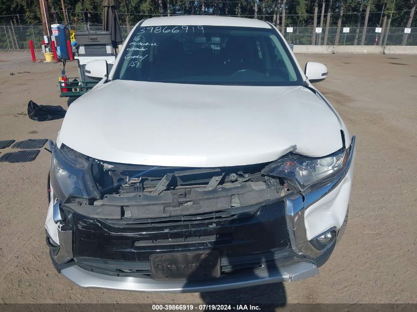 2016 Mitsubishi Outlander Se/Sel VIN: JA4AZ3A36GZ014215 Lot: 39866919