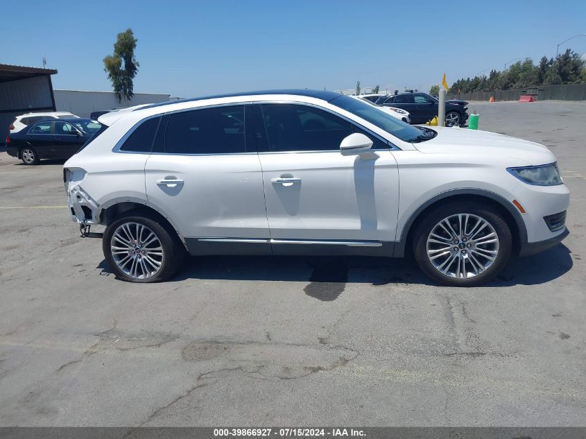 2018 Lincoln Mkx Reserve VIN: 2LMPJ6LR0JBL35140 Lot: 39866927