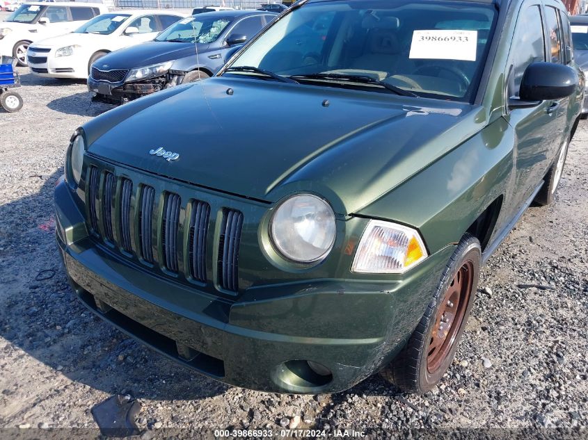 2007 Jeep Compass Sport VIN: 1J8FT47W57D211208 Lot: 39866933