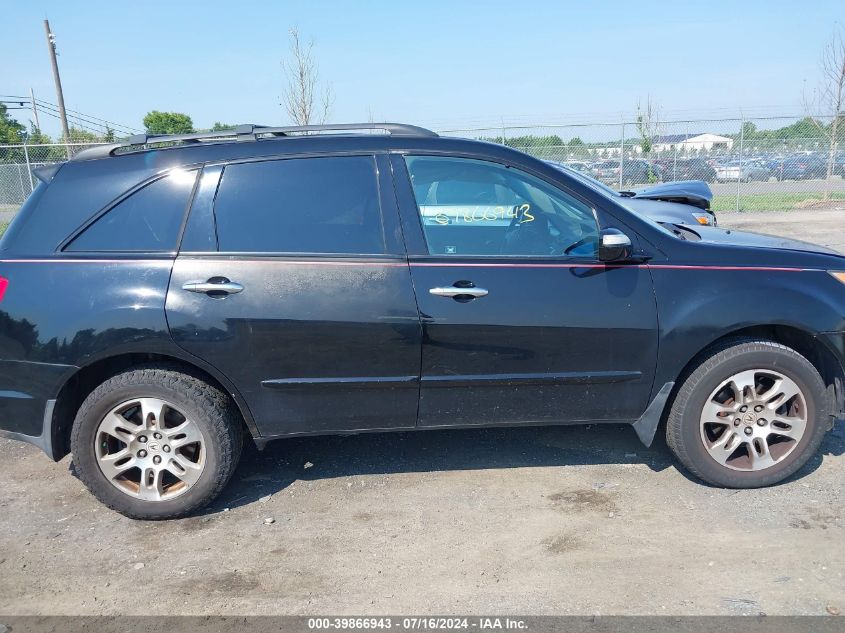 2008 Acura Mdx VIN: 2HNYD28228H502437 Lot: 39866943