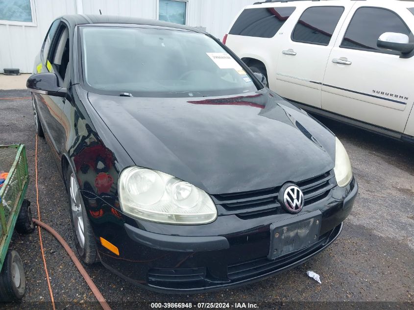 2009 Volkswagen Rabbit S VIN: WVWAA71K69W087228 Lot: 39866948