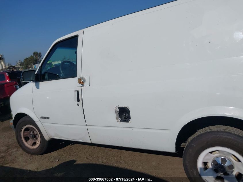 1999 Chevrolet Astro VIN: 1GCDM19W4XB106212 Lot: 39867002