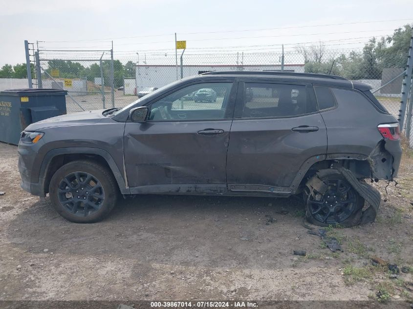 2024 Jeep Compass Latitude 4X4 VIN: 3C4NJDBNXRT612631 Lot: 39867014