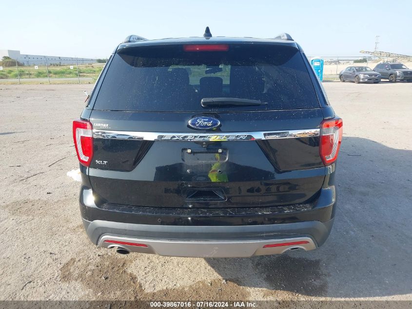 2017 Ford Explorer Xlt VIN: 1FM5K7D89HGB90002 Lot: 39867016