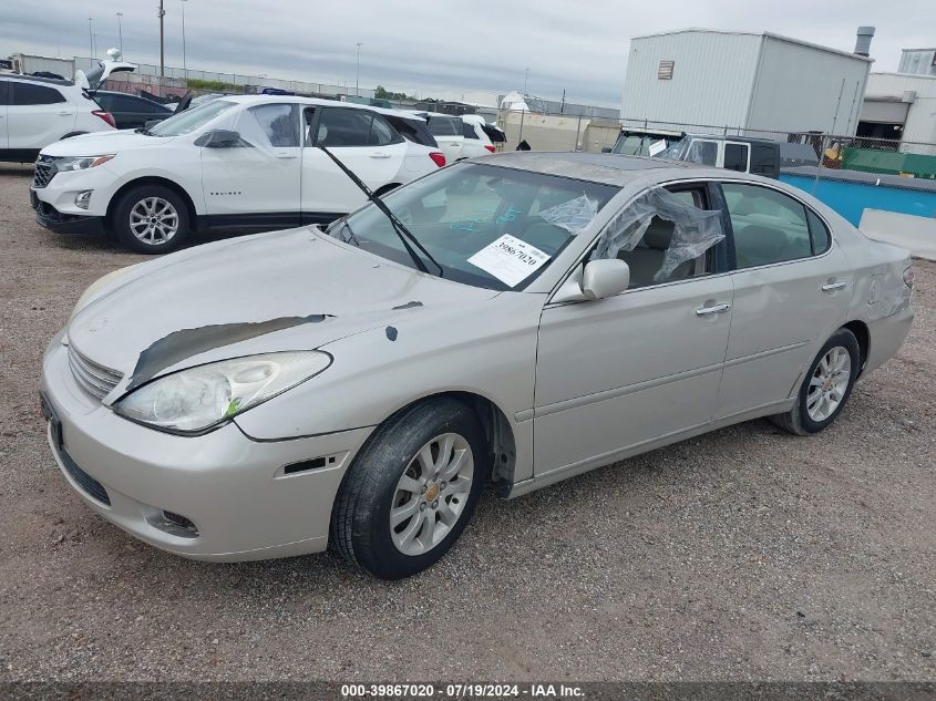 2004 Lexus Es 330 330 VIN: JTHBA30G840011501 Lot: 39867020