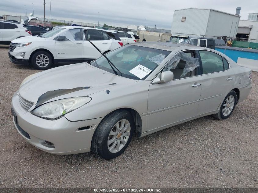 2004 Lexus Es 330 330 VIN: JTHBA30G840011501 Lot: 39867020