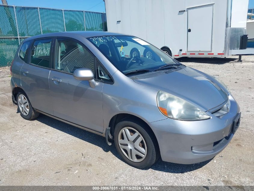 JHMGD38438S020267 | 2008 HONDA FIT