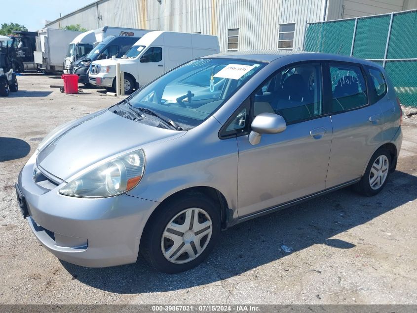 JHMGD38438S020267 | 2008 HONDA FIT