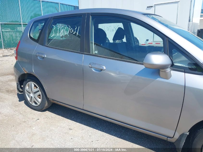 JHMGD38438S020267 | 2008 HONDA FIT